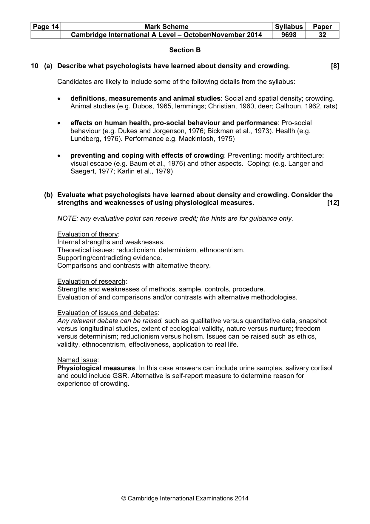 Mark scheme, page 14 of 24