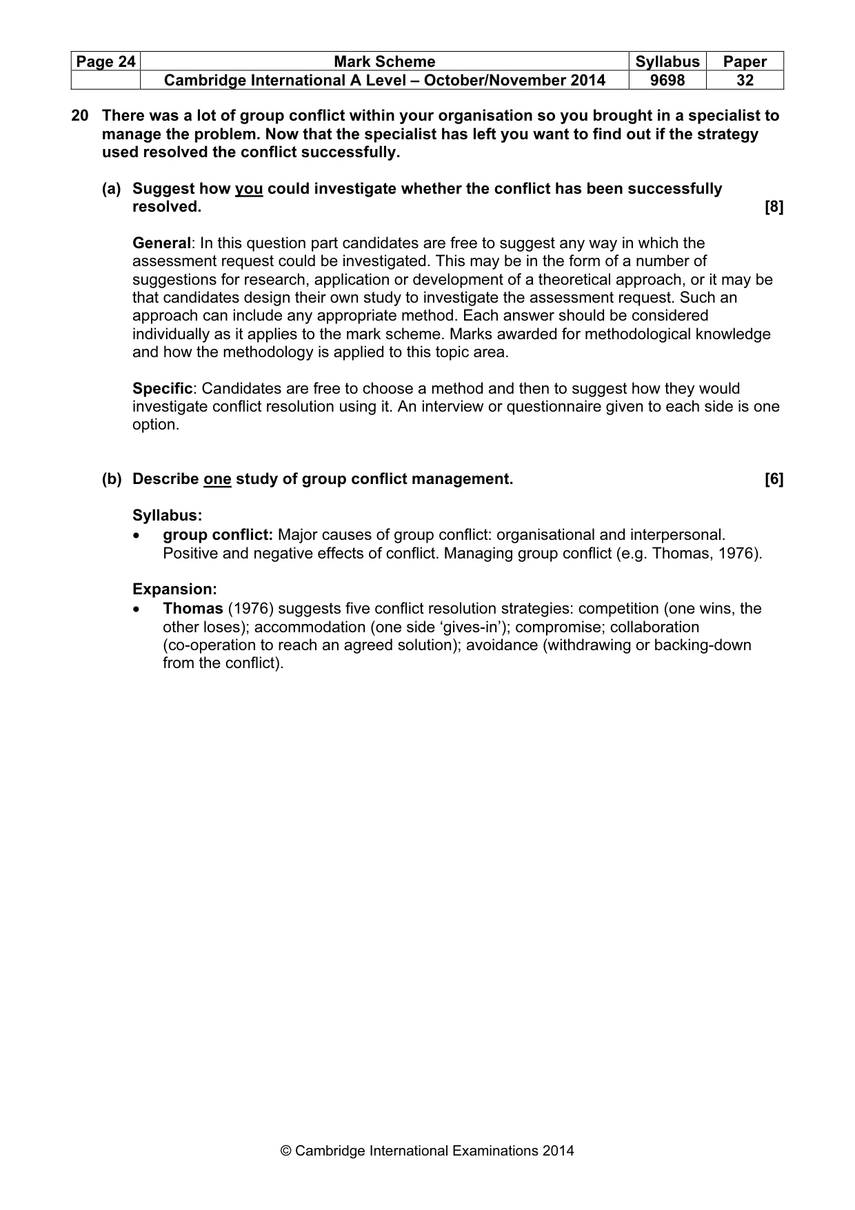 Mark scheme, page 24 of 24
