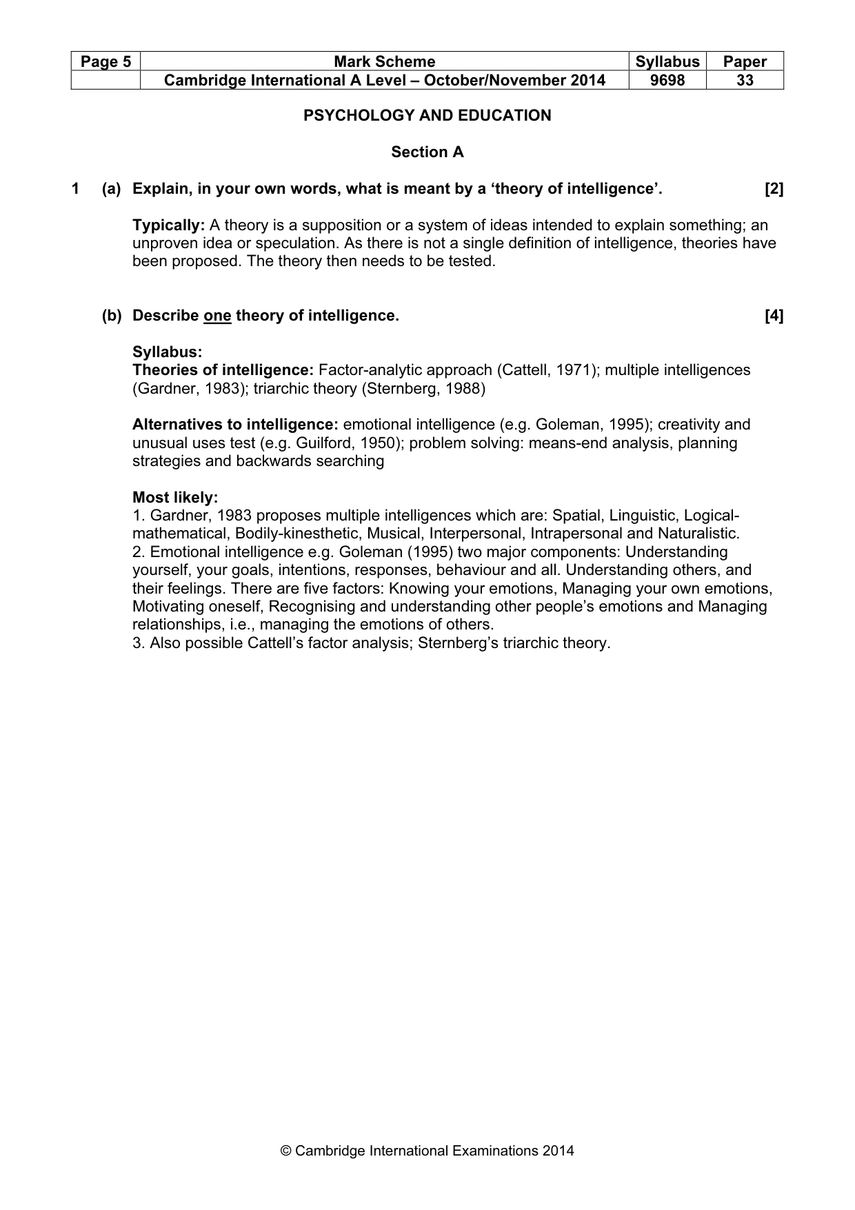 Mark scheme, page 5 of 24