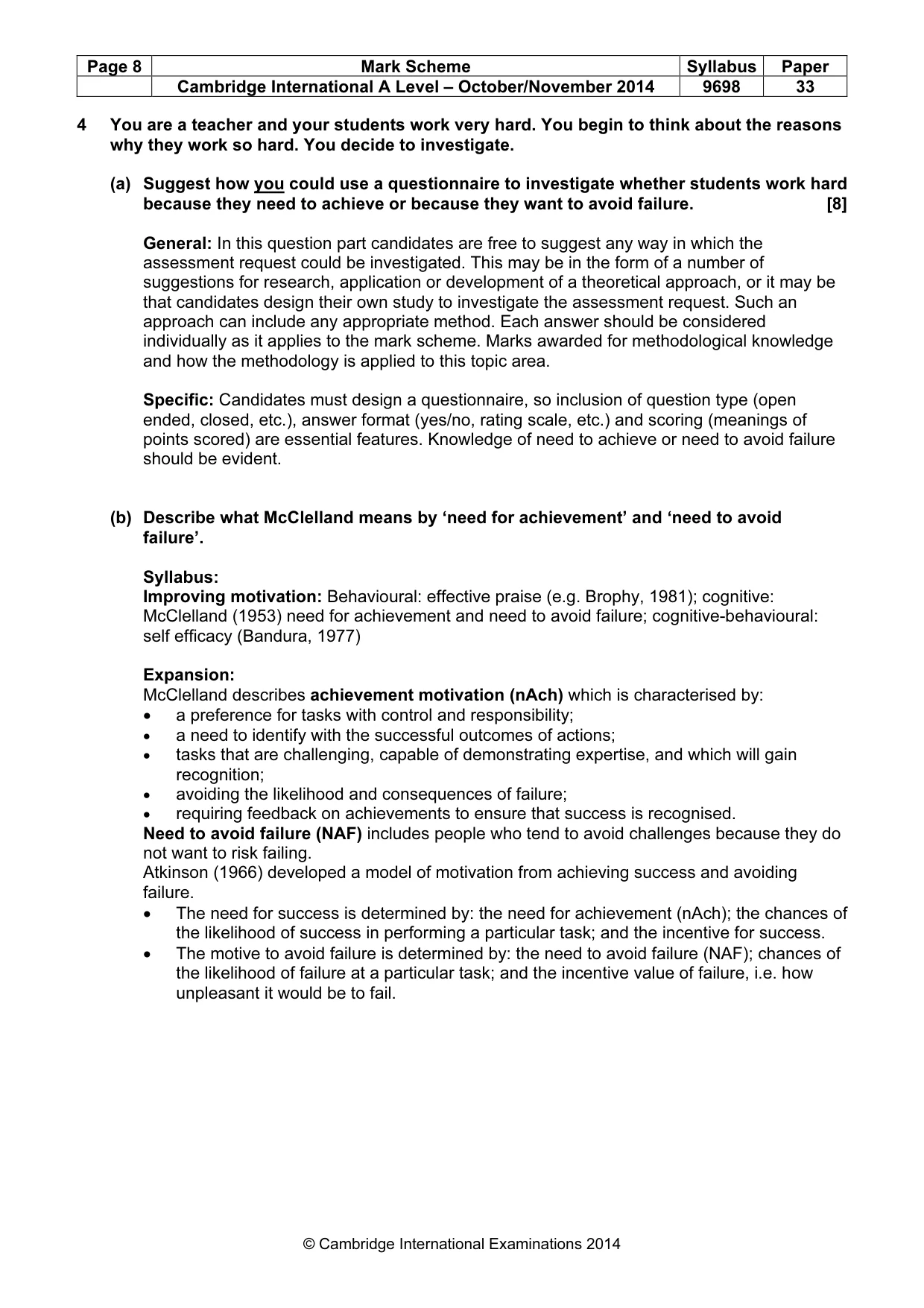 Mark scheme, page 8 of 24