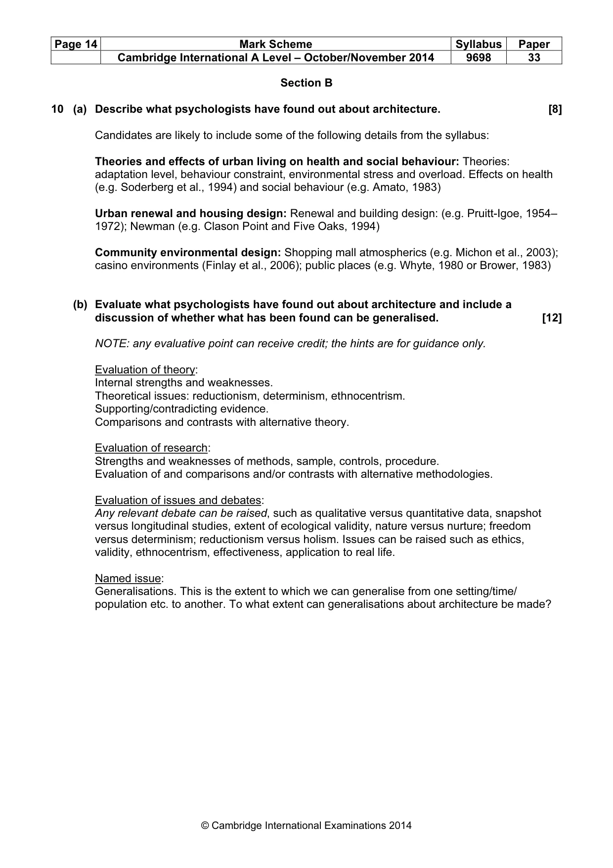 Mark scheme, page 14 of 24