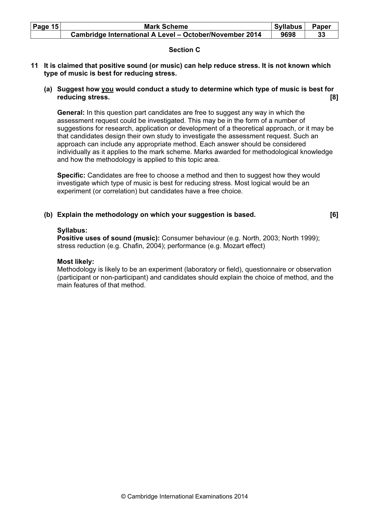 Mark scheme, page 15 of 24