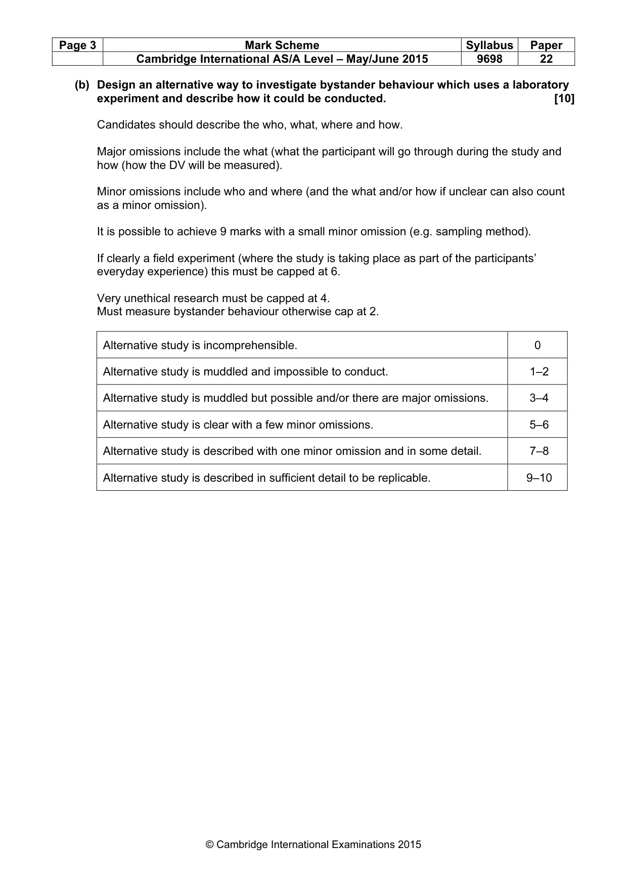 Mark scheme, page 3 of 11