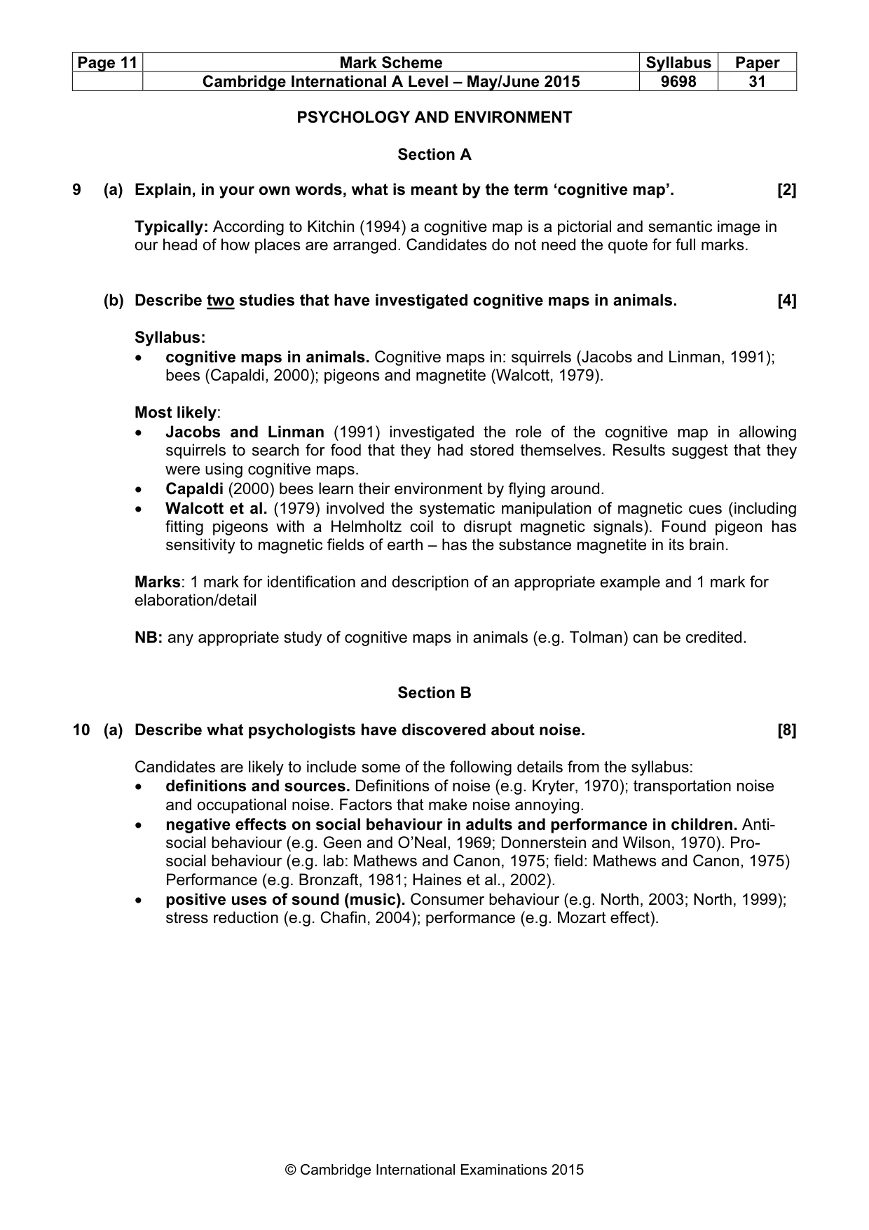 Mark scheme, page 11 of 19