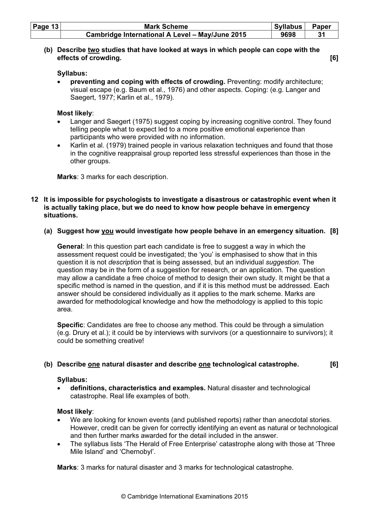 Mark scheme, page 13 of 19