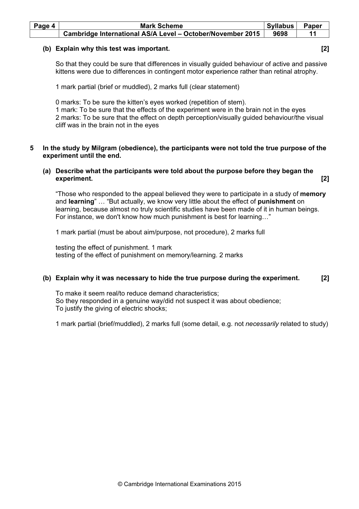 Mark scheme, page 4 of 13