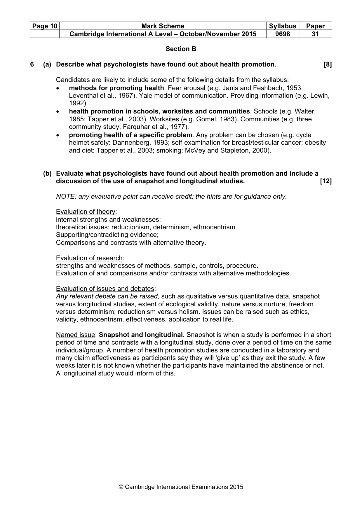 Mark scheme, page 10 of 24