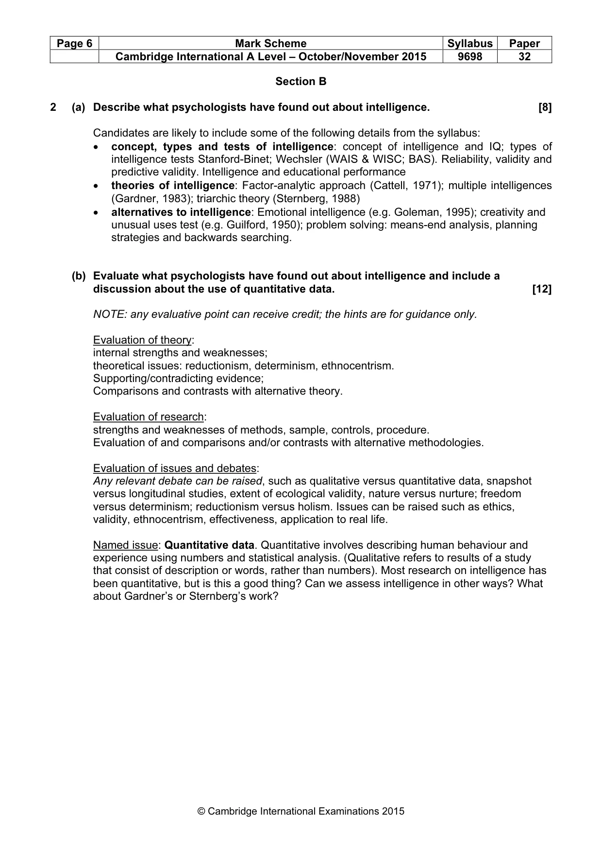 Mark scheme, page 6 of 24