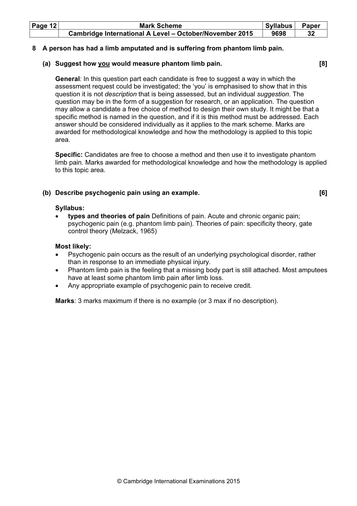 Mark scheme, page 12 of 24