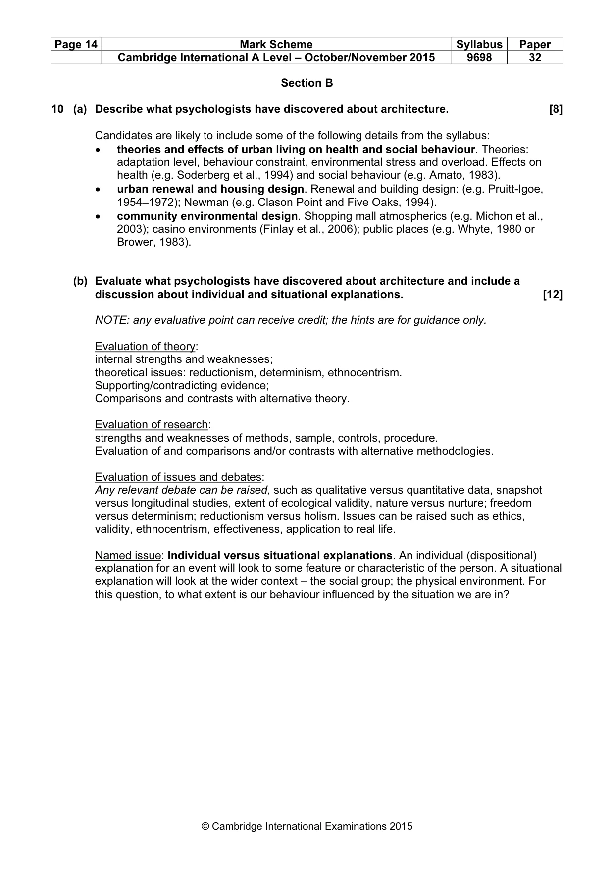 Mark scheme, page 14 of 24