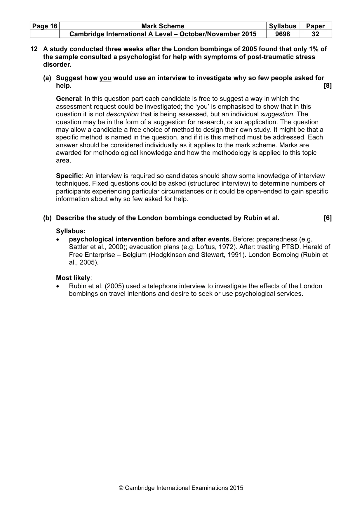 Mark scheme, page 16 of 24