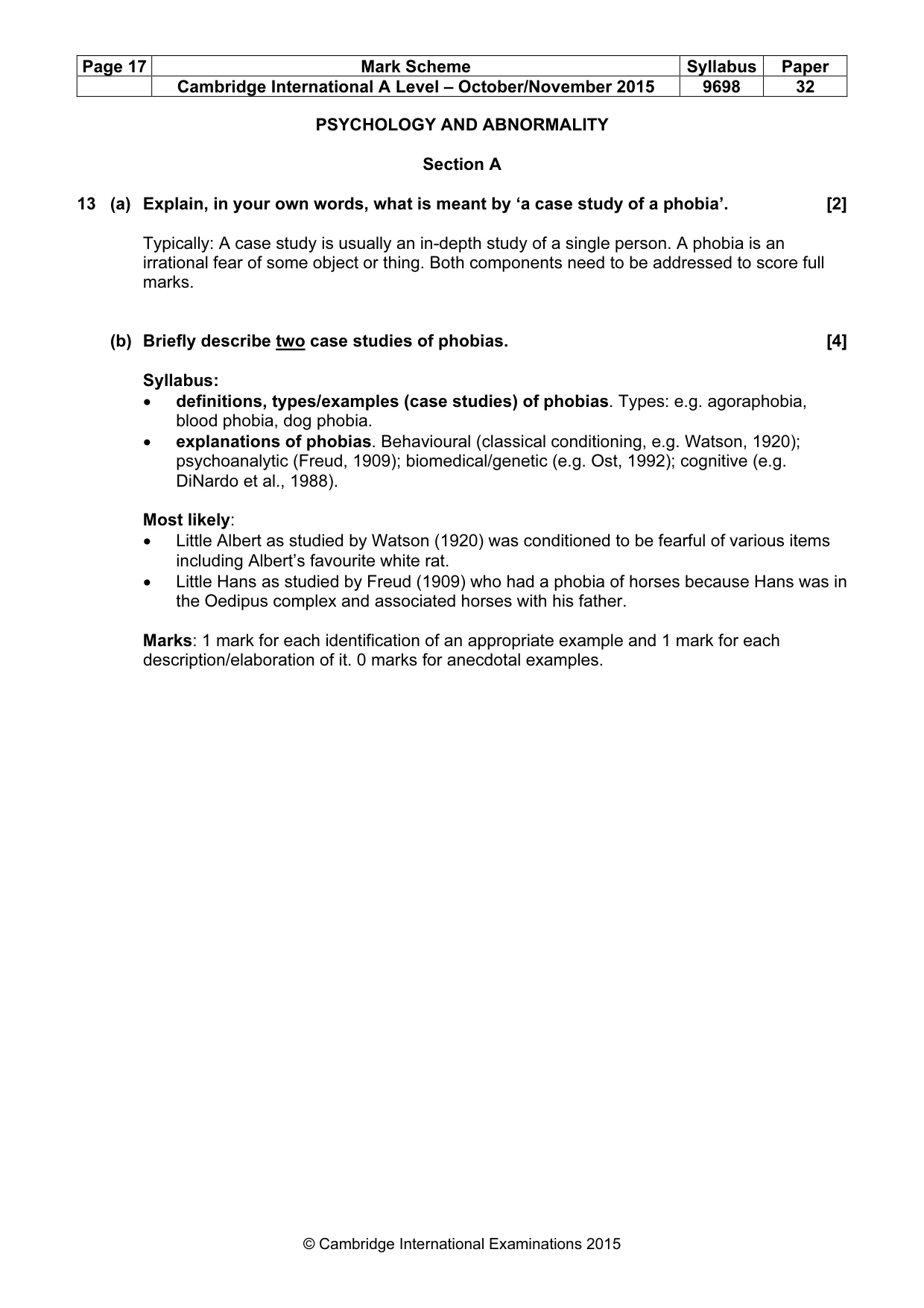 Mark scheme, page 17 of 24