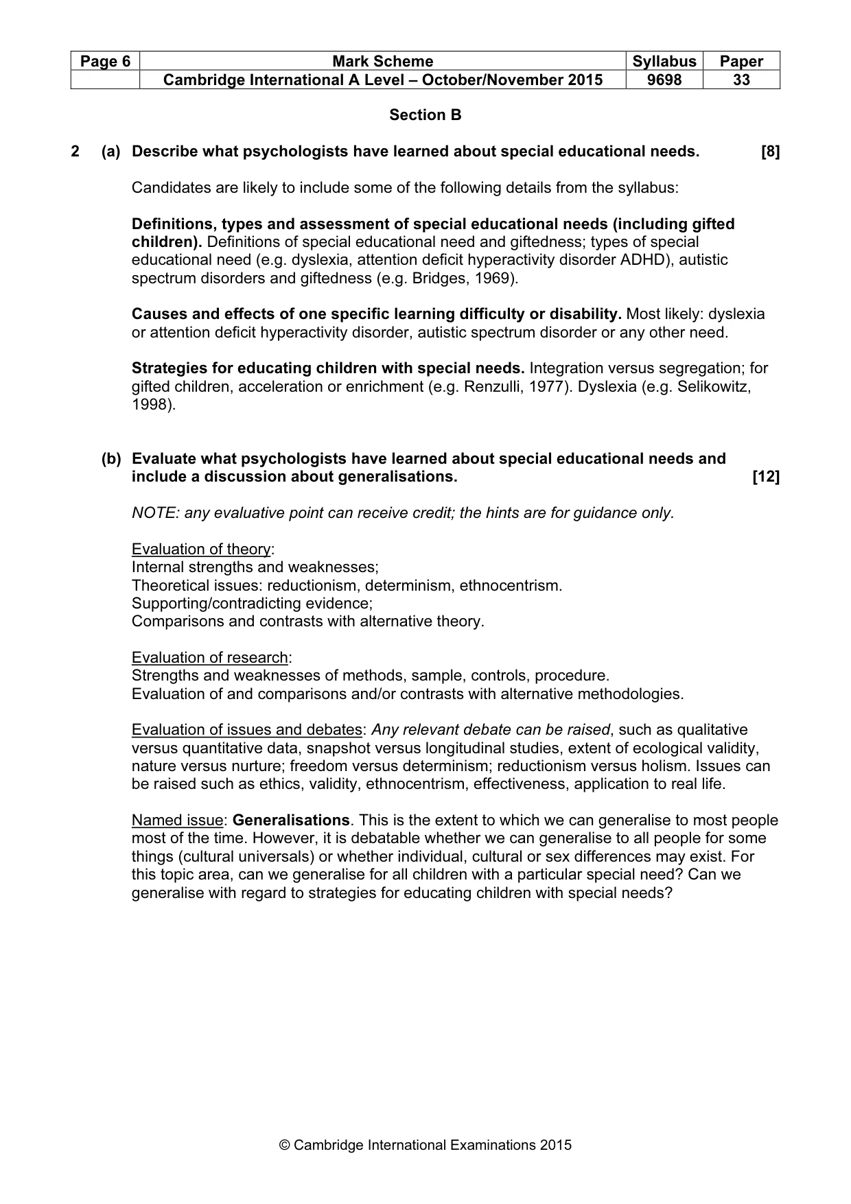 Mark scheme, page 6 of 24