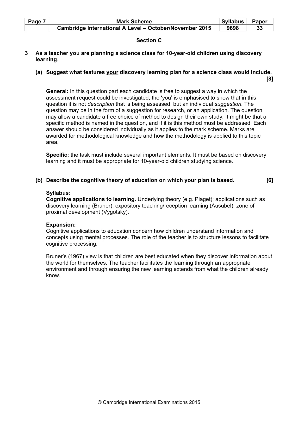 Mark scheme, page 7 of 24