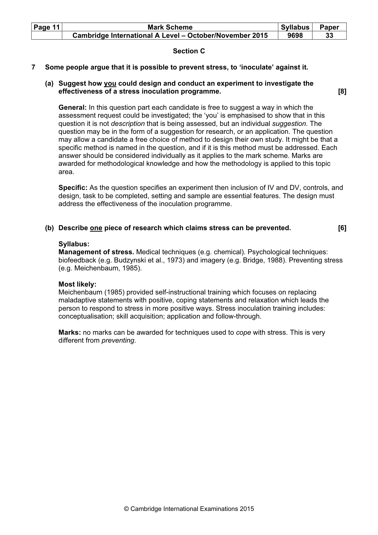 Mark scheme, page 11 of 24