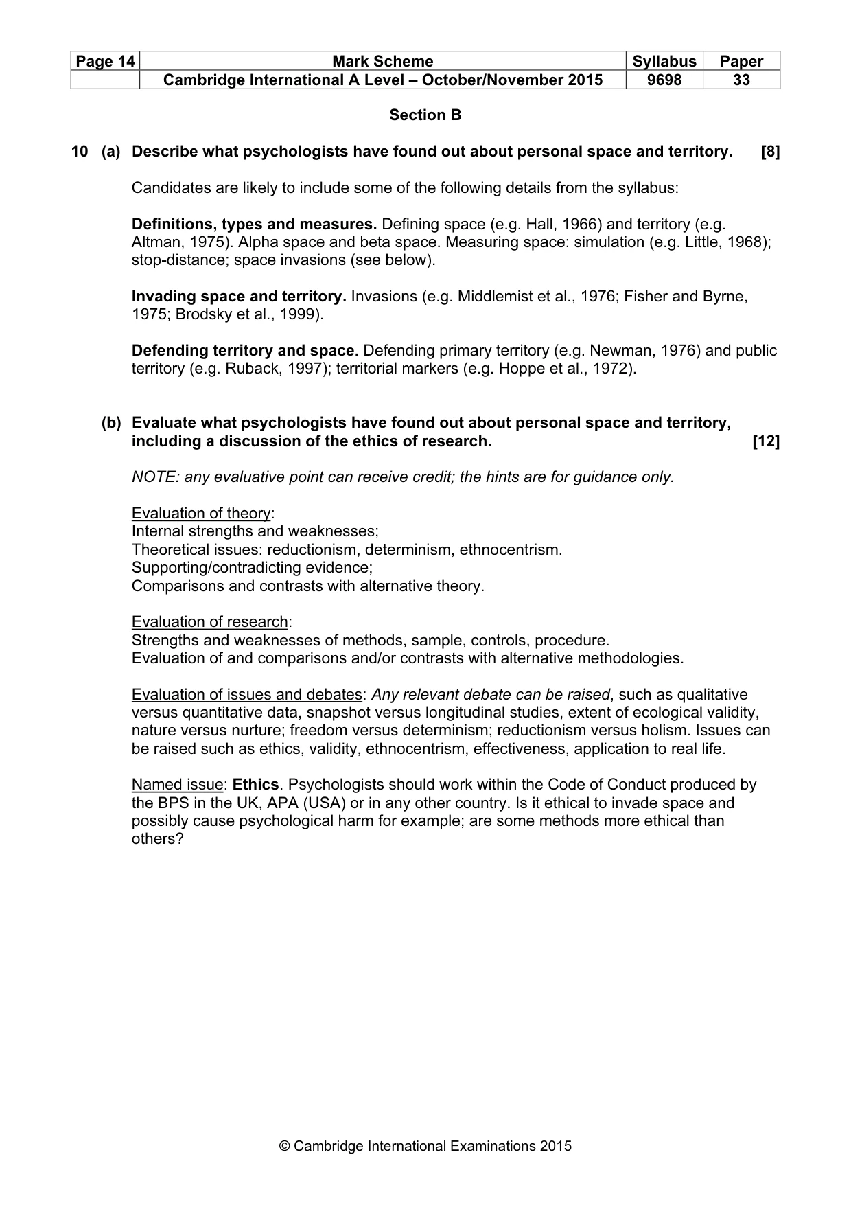 Mark scheme, page 14 of 24