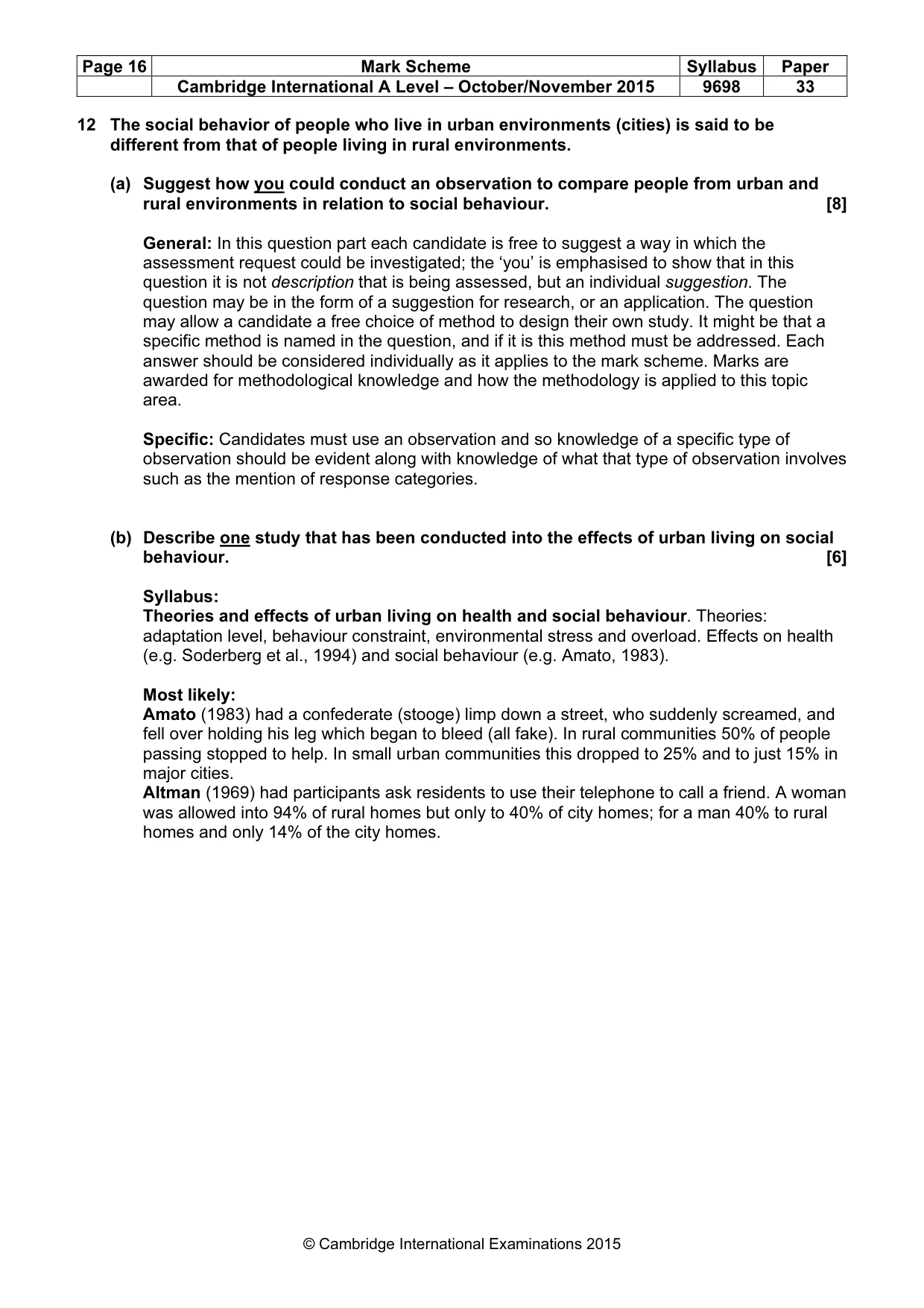 Mark scheme, page 16 of 24