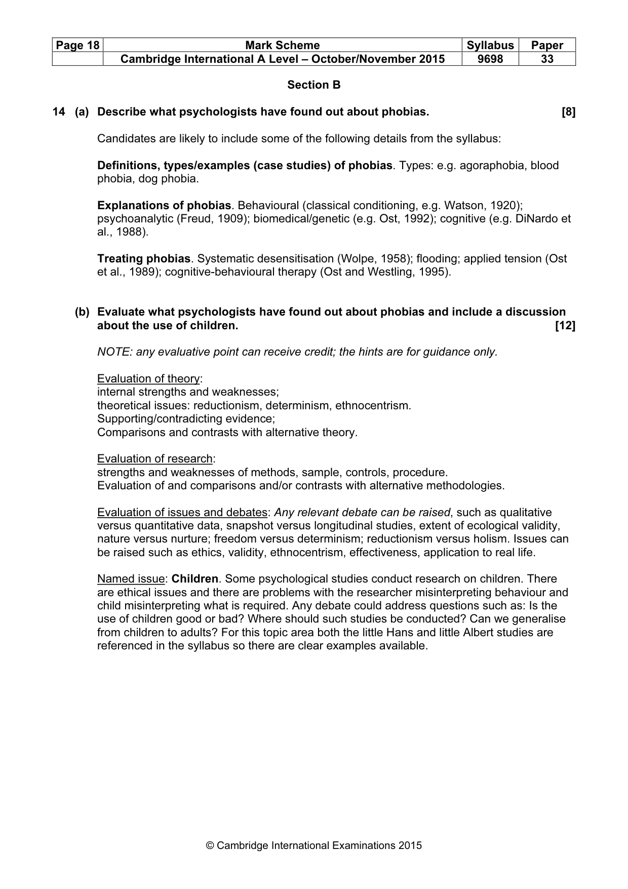 Mark scheme, page 18 of 24
