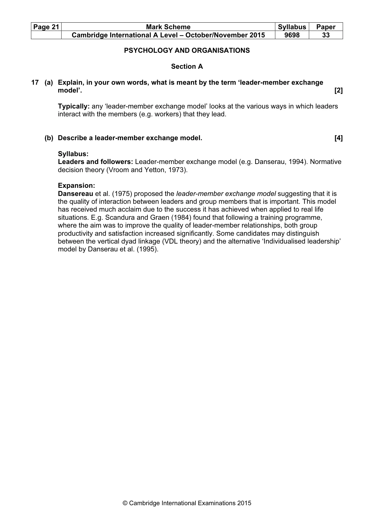 Mark scheme, page 21 of 24