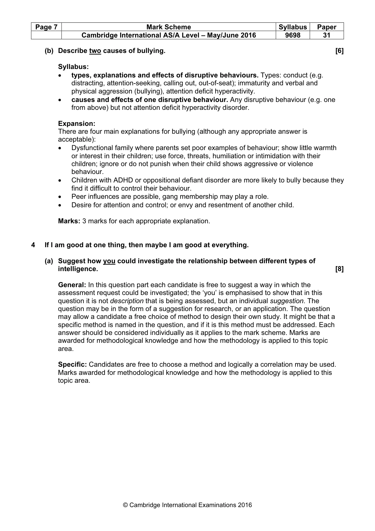 Mark scheme, page 7 of 22