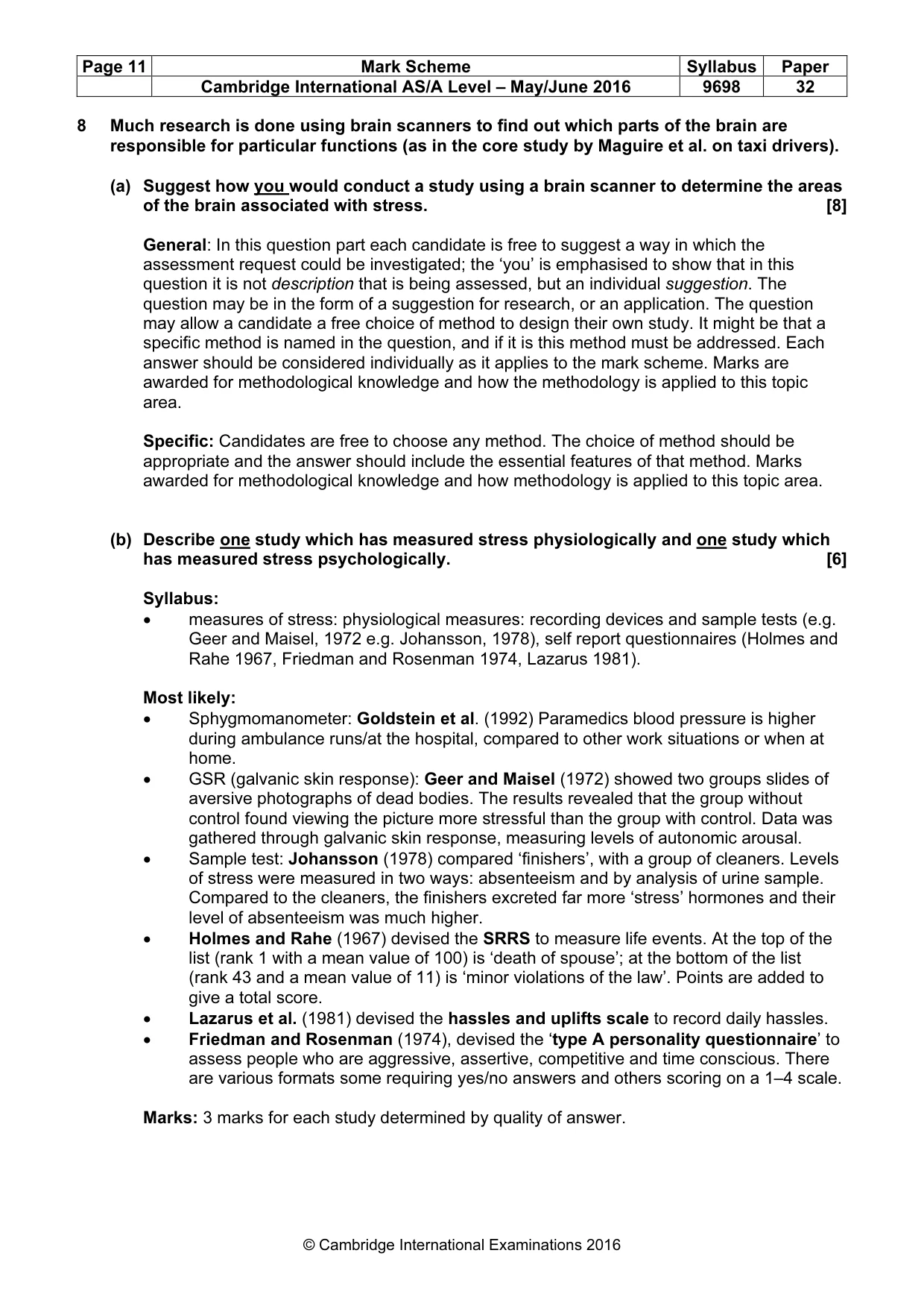Mark scheme, page 11 of 22