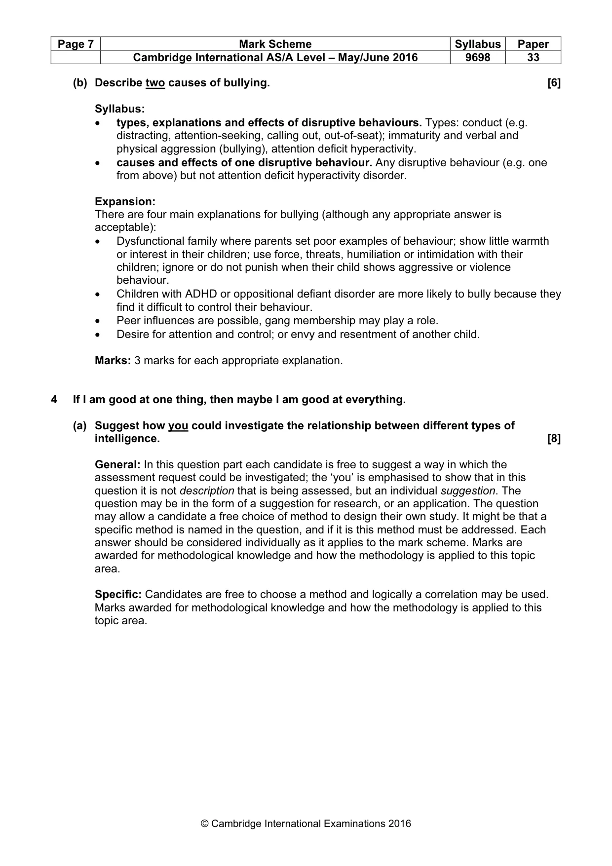 Mark scheme, page 7 of 22
