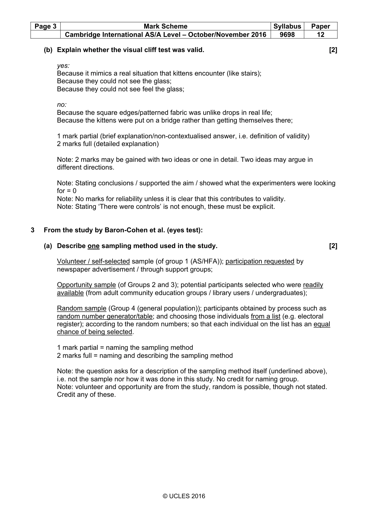 Mark scheme, page 3 of 14