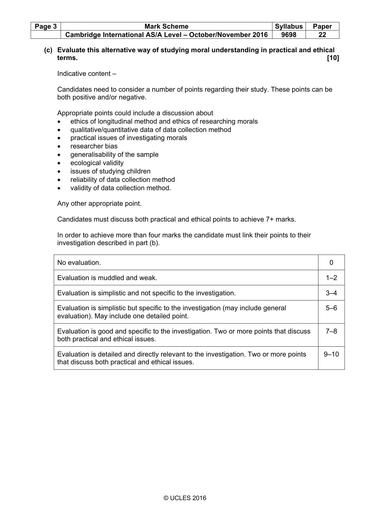 Mark scheme, page 3 of 10