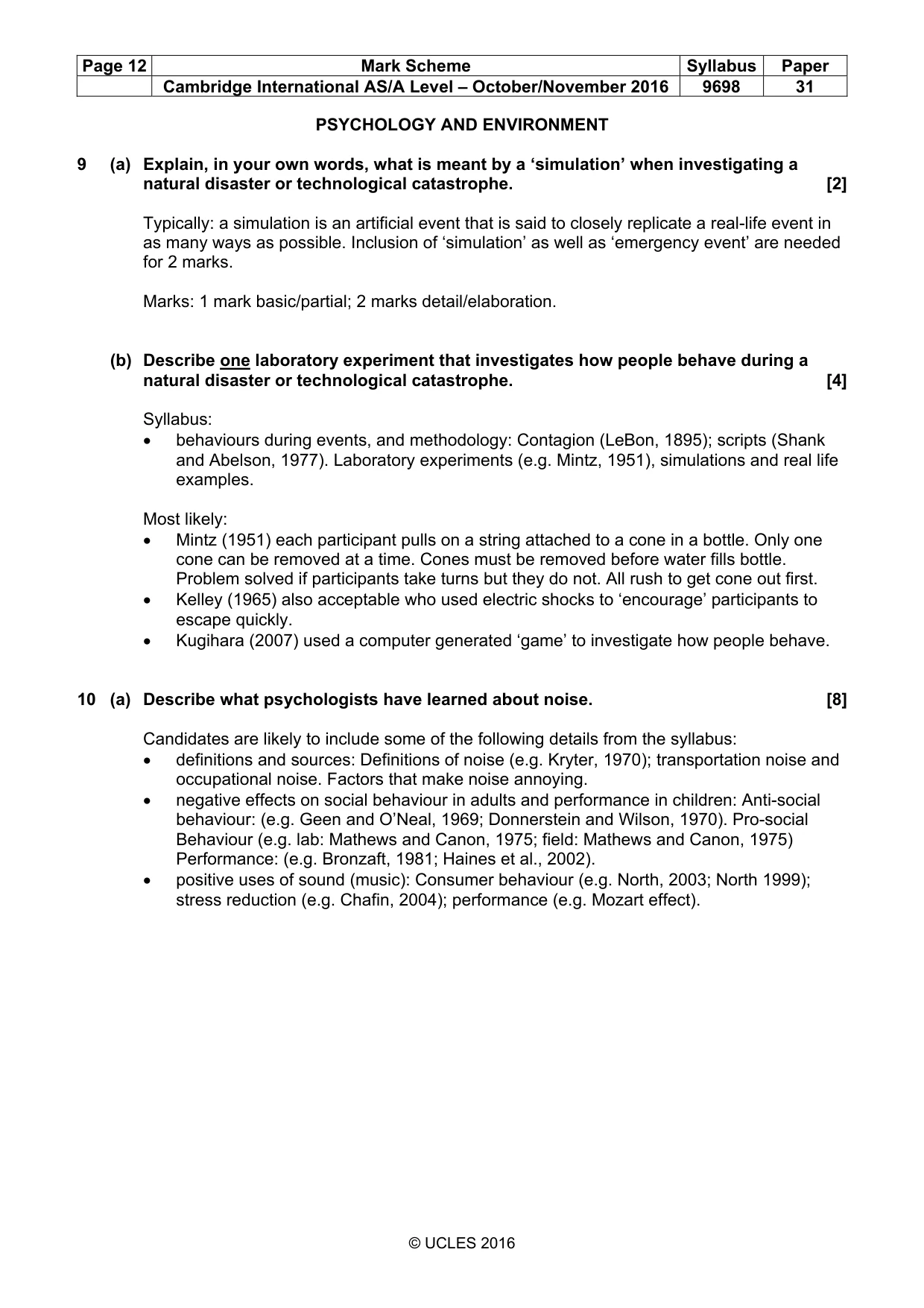 Mark scheme, page 12 of 20