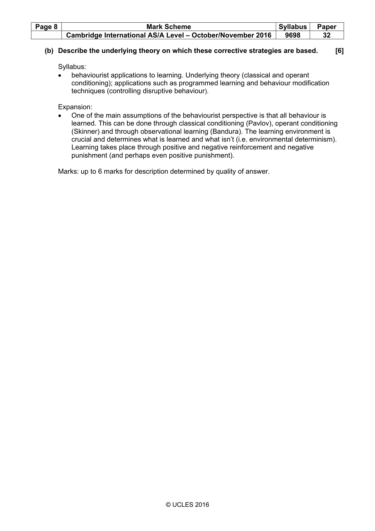 Mark scheme, page 8 of 21