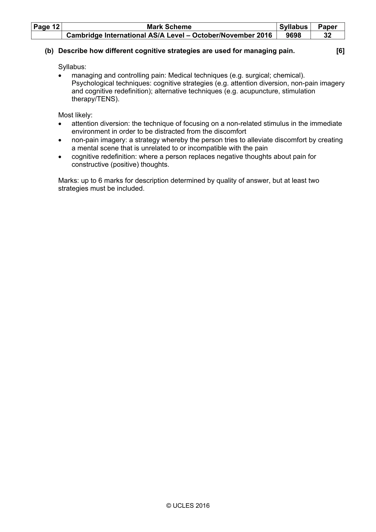 Mark scheme, page 12 of 21