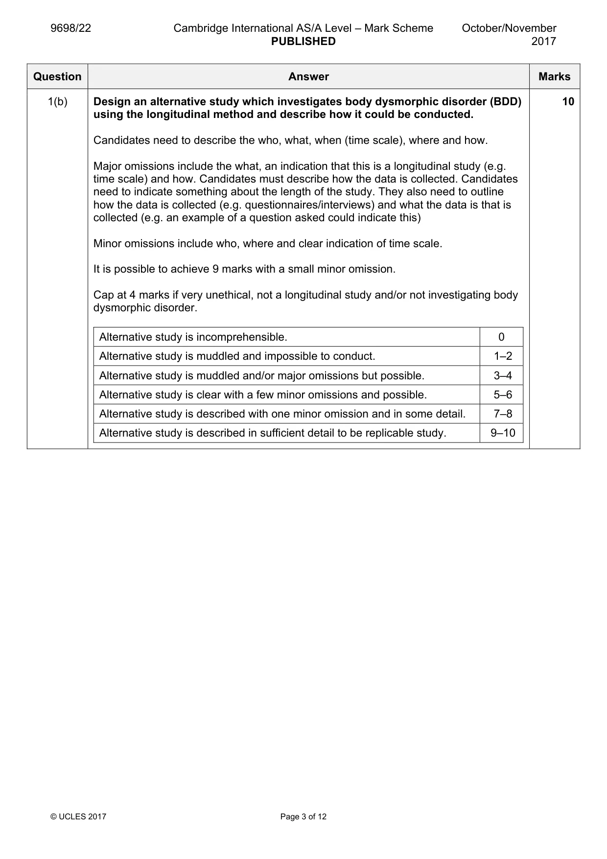 Mark scheme, page 3 of 12