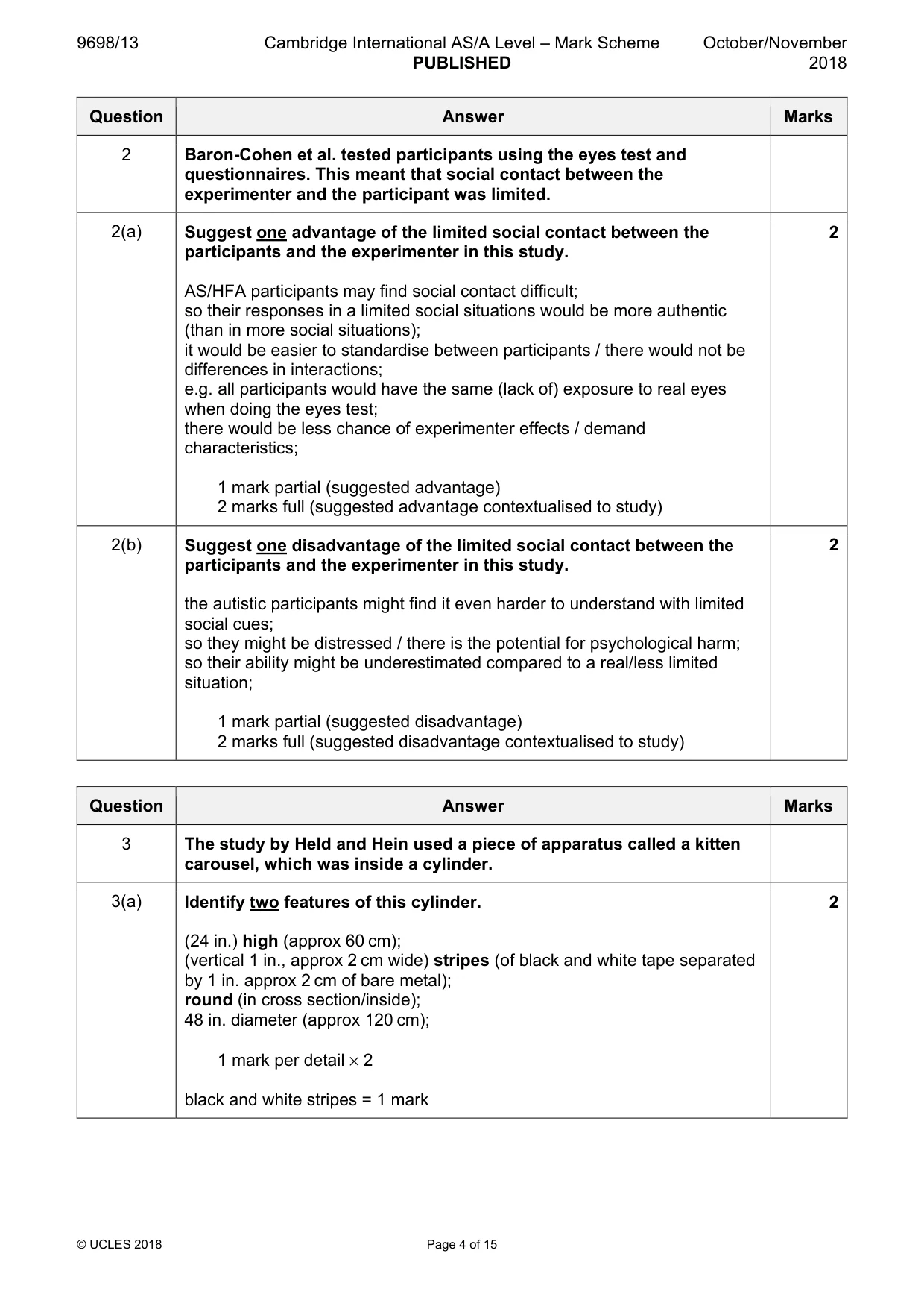 Mark scheme, page 4 of 15