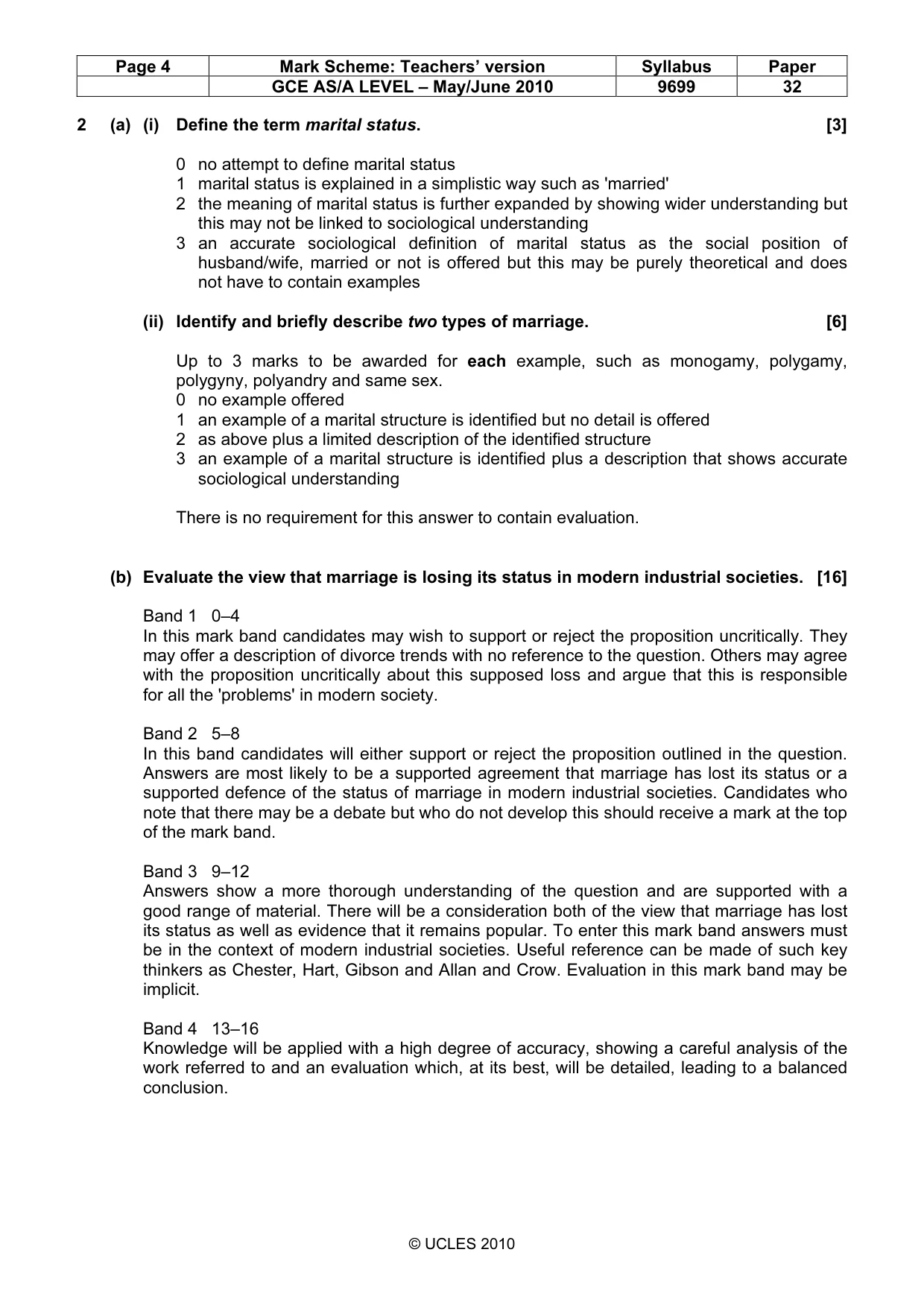 Mark scheme, page 4 of 14
