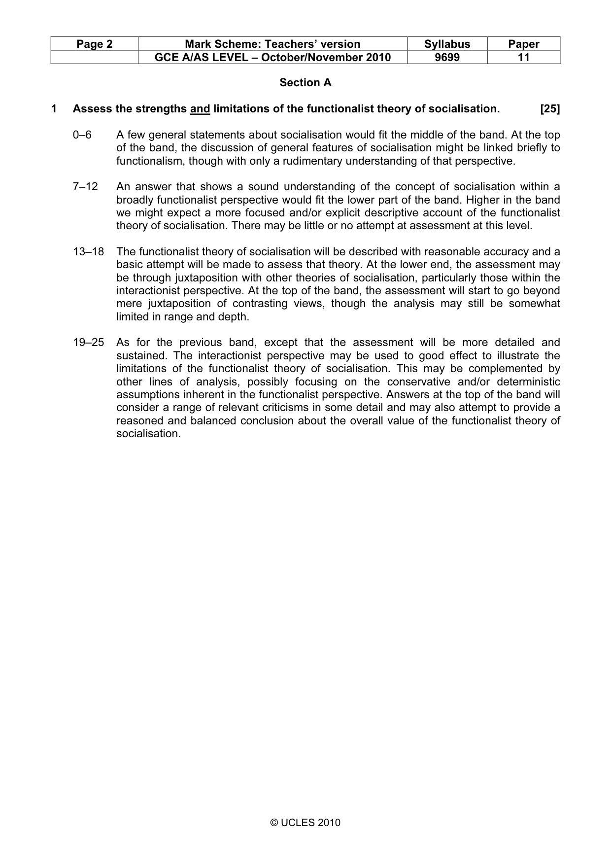 Mark scheme, page 2 of 7