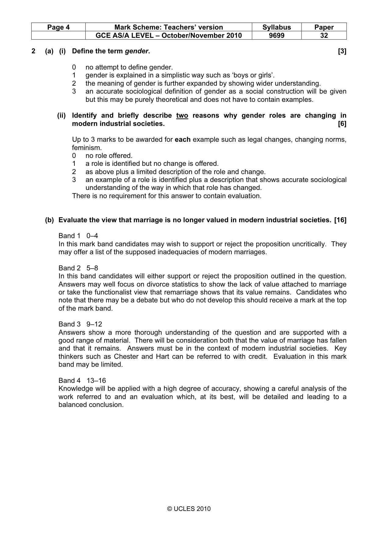 Mark scheme, page 4 of 14