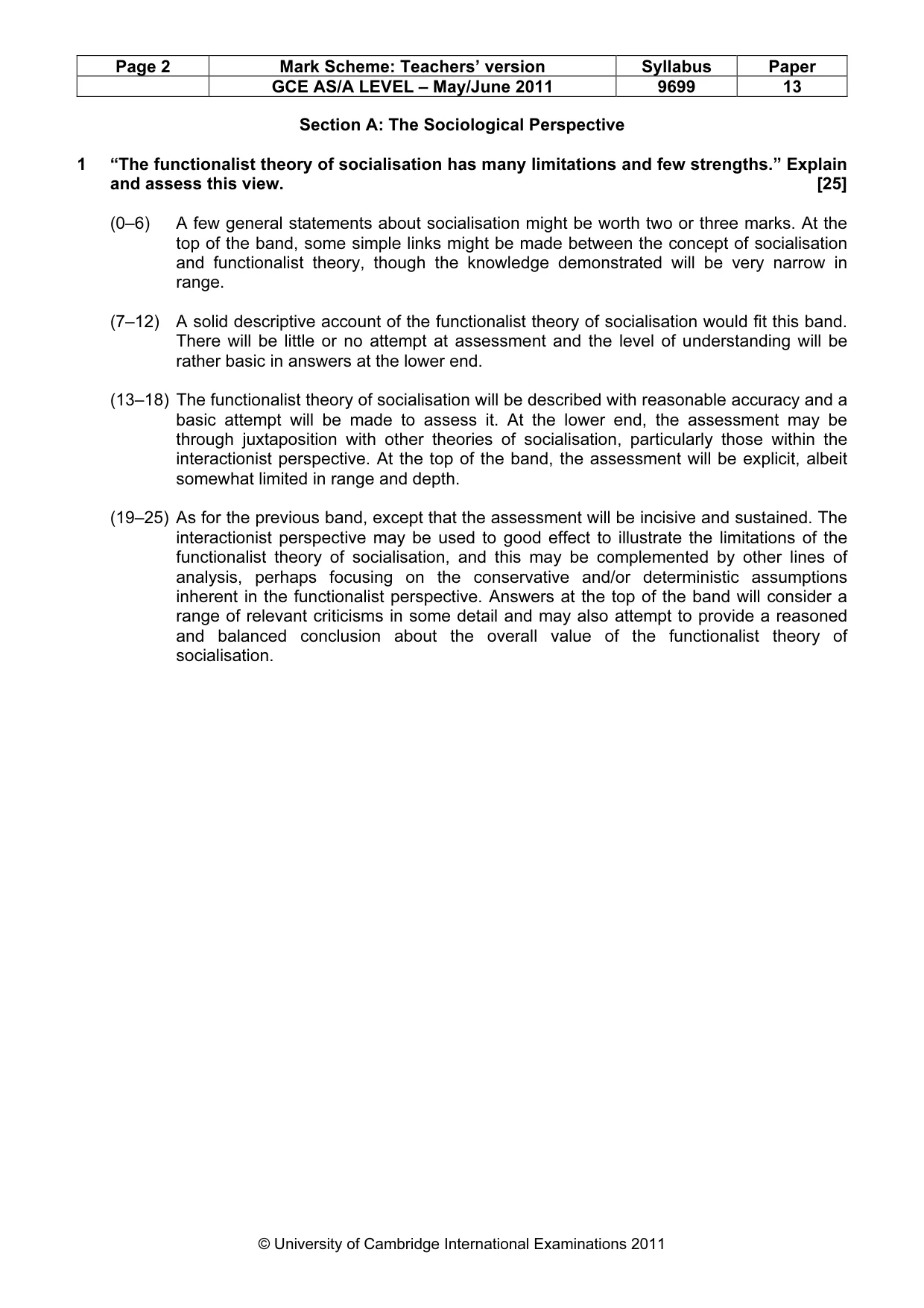 Mark scheme, page 2 of 7