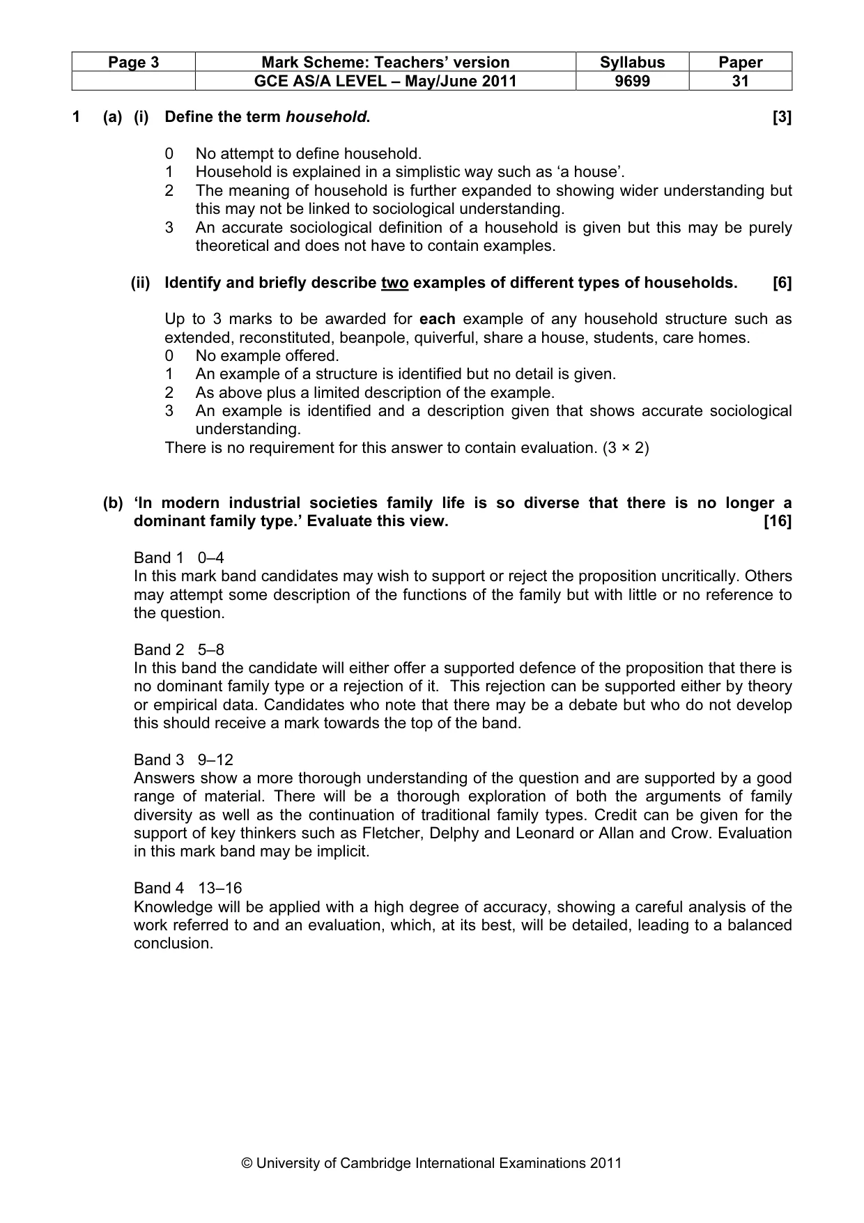 Mark scheme, page 3 of 14