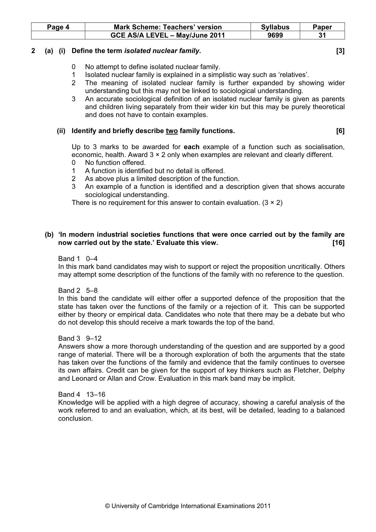 Mark scheme, page 4 of 14