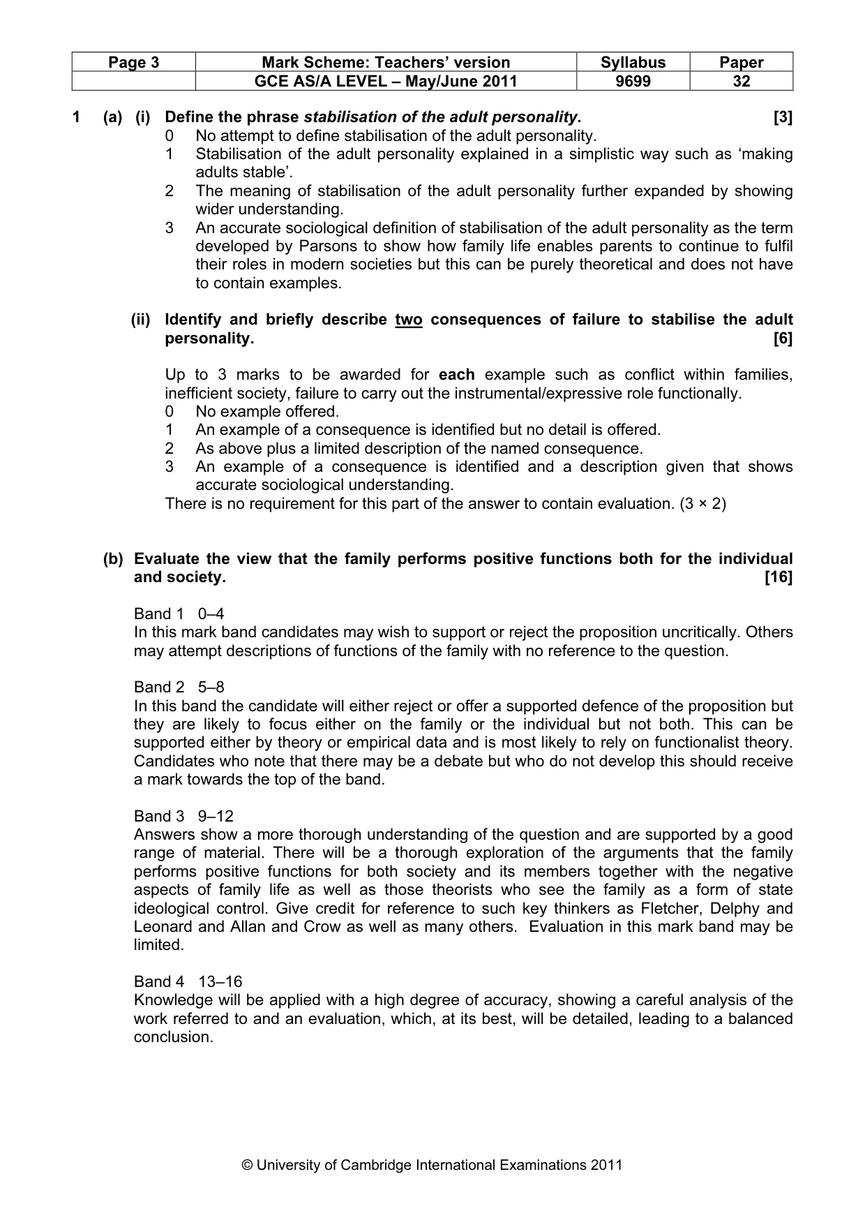 Mark scheme, page 3 of 14