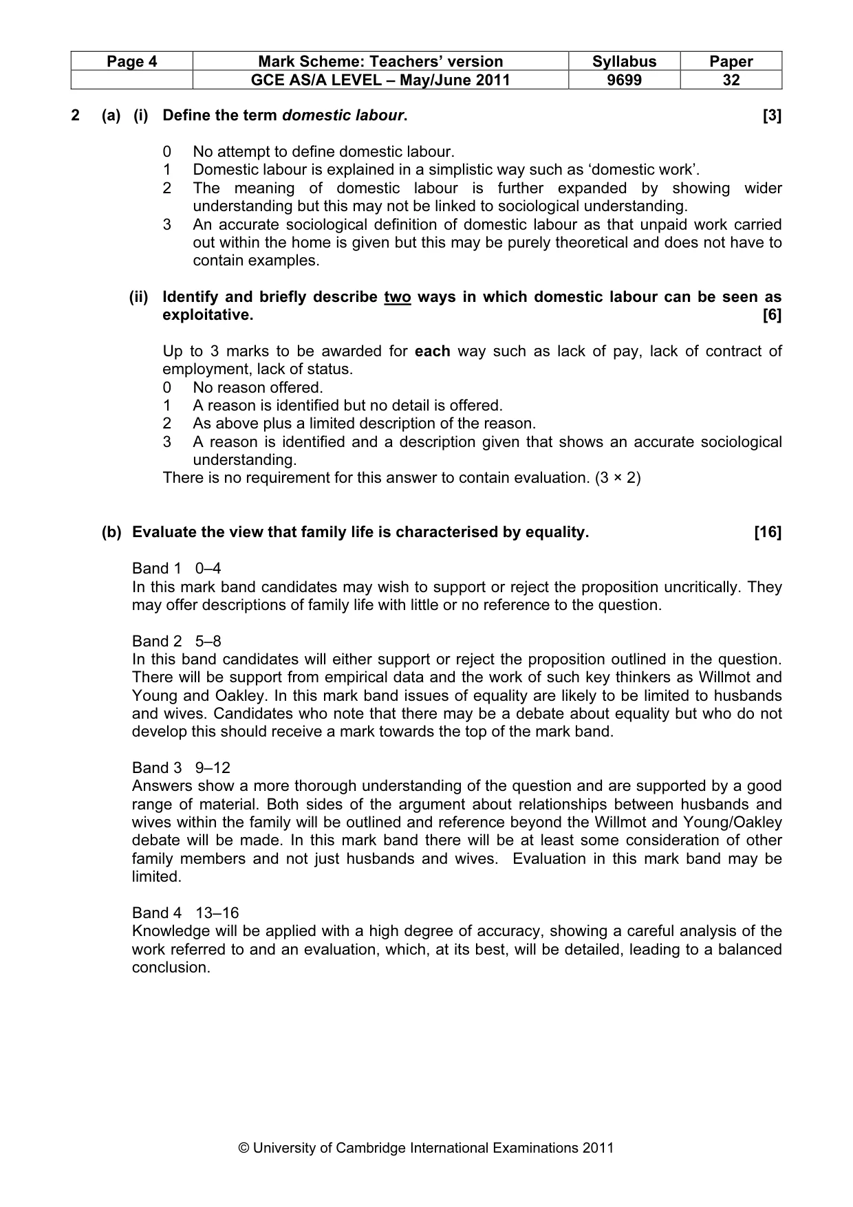 Mark scheme, page 4 of 14