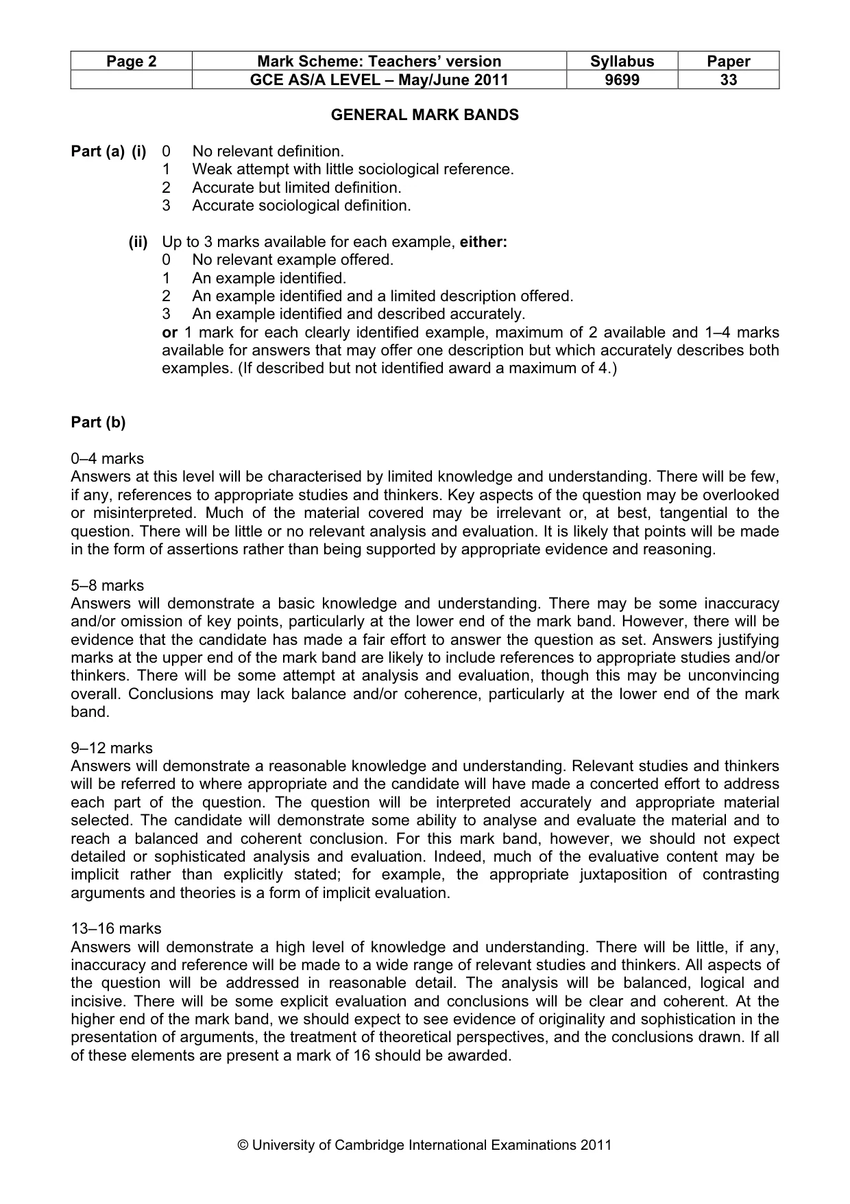 Mark scheme, page 2 of 14
