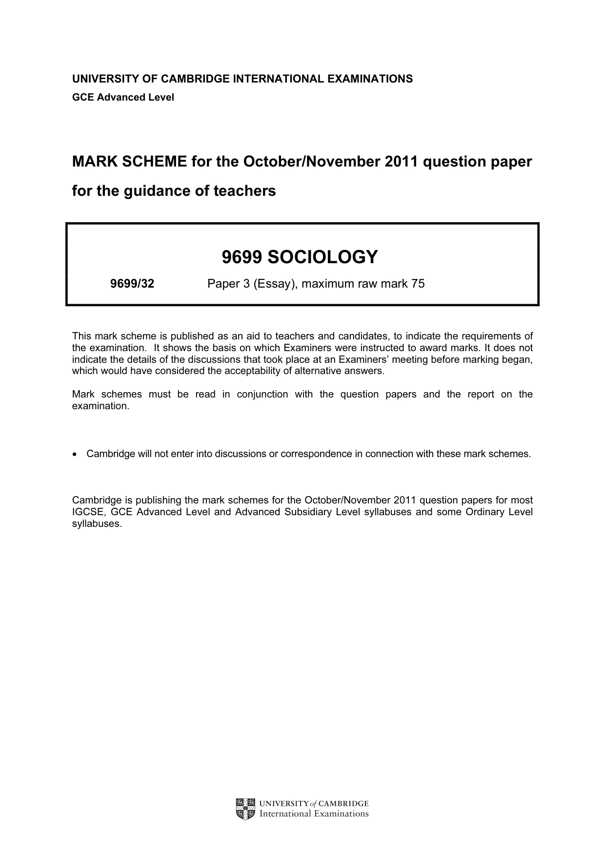 Mark scheme, page 1 of 14