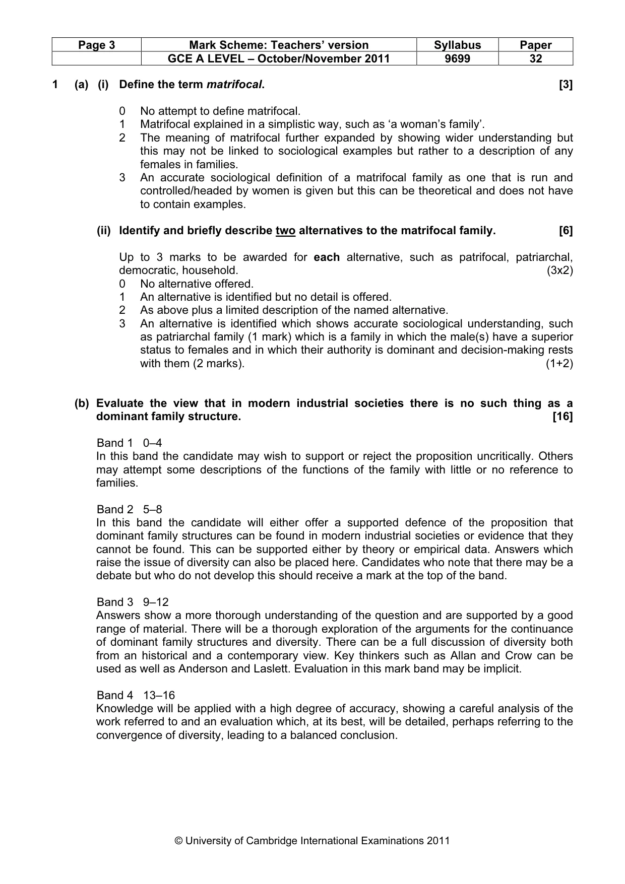 Mark scheme, page 3 of 14