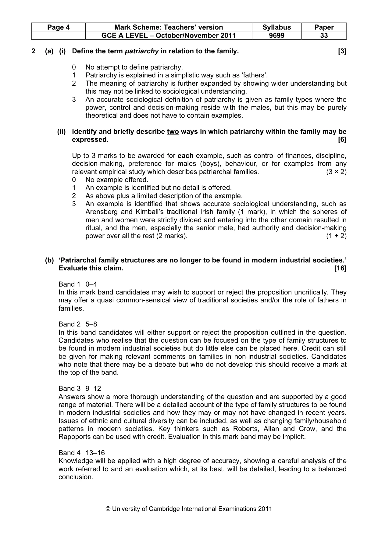 Mark scheme, page 4 of 14