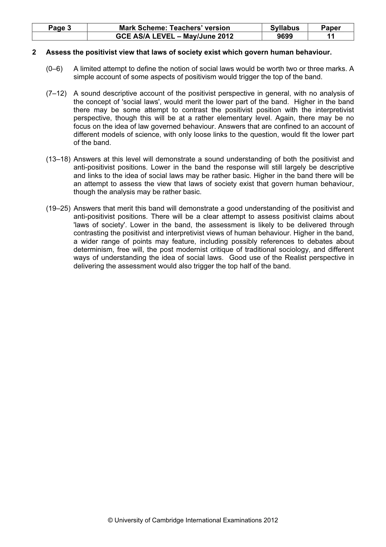 Mark scheme, page 3 of 7