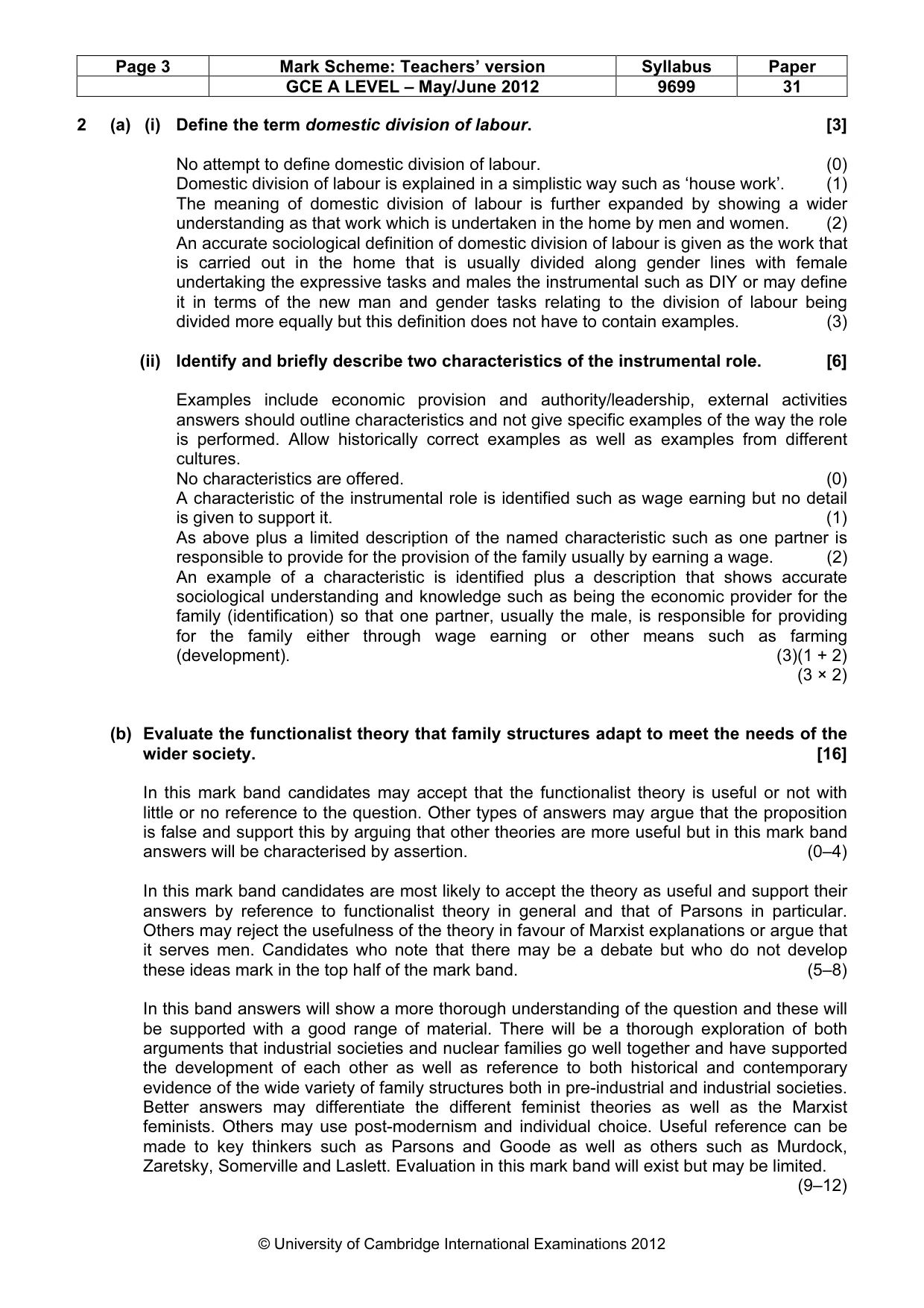 Mark scheme, page 3 of 14