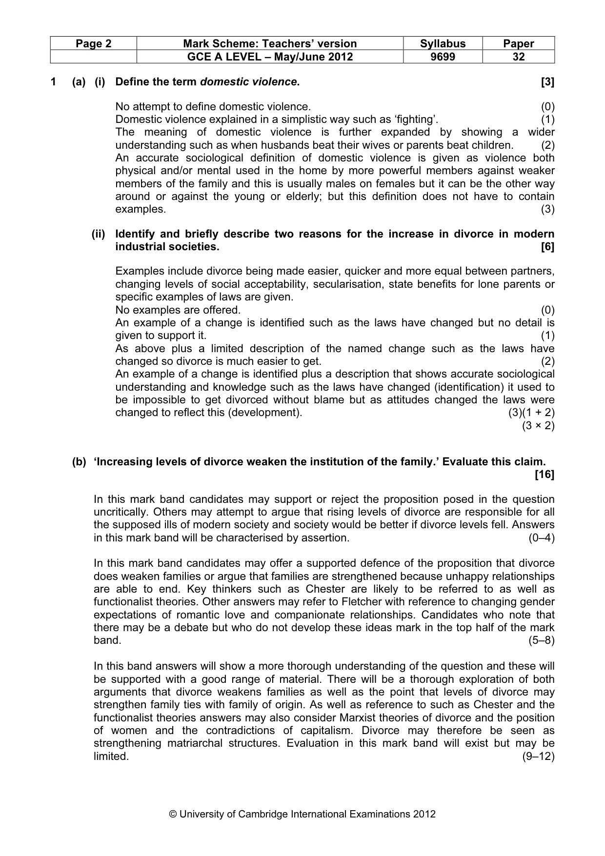 Mark scheme, page 2 of 14