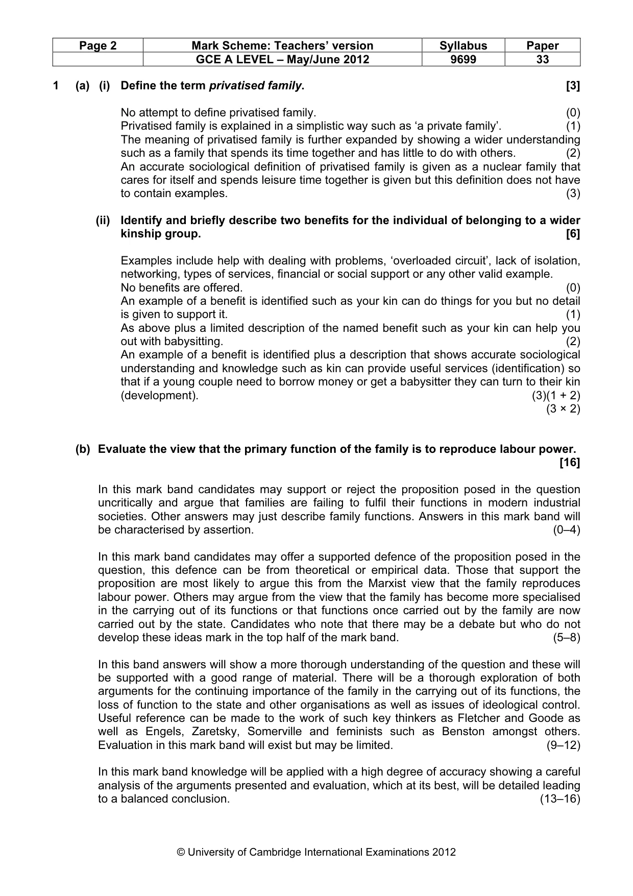 Mark scheme, page 2 of 14