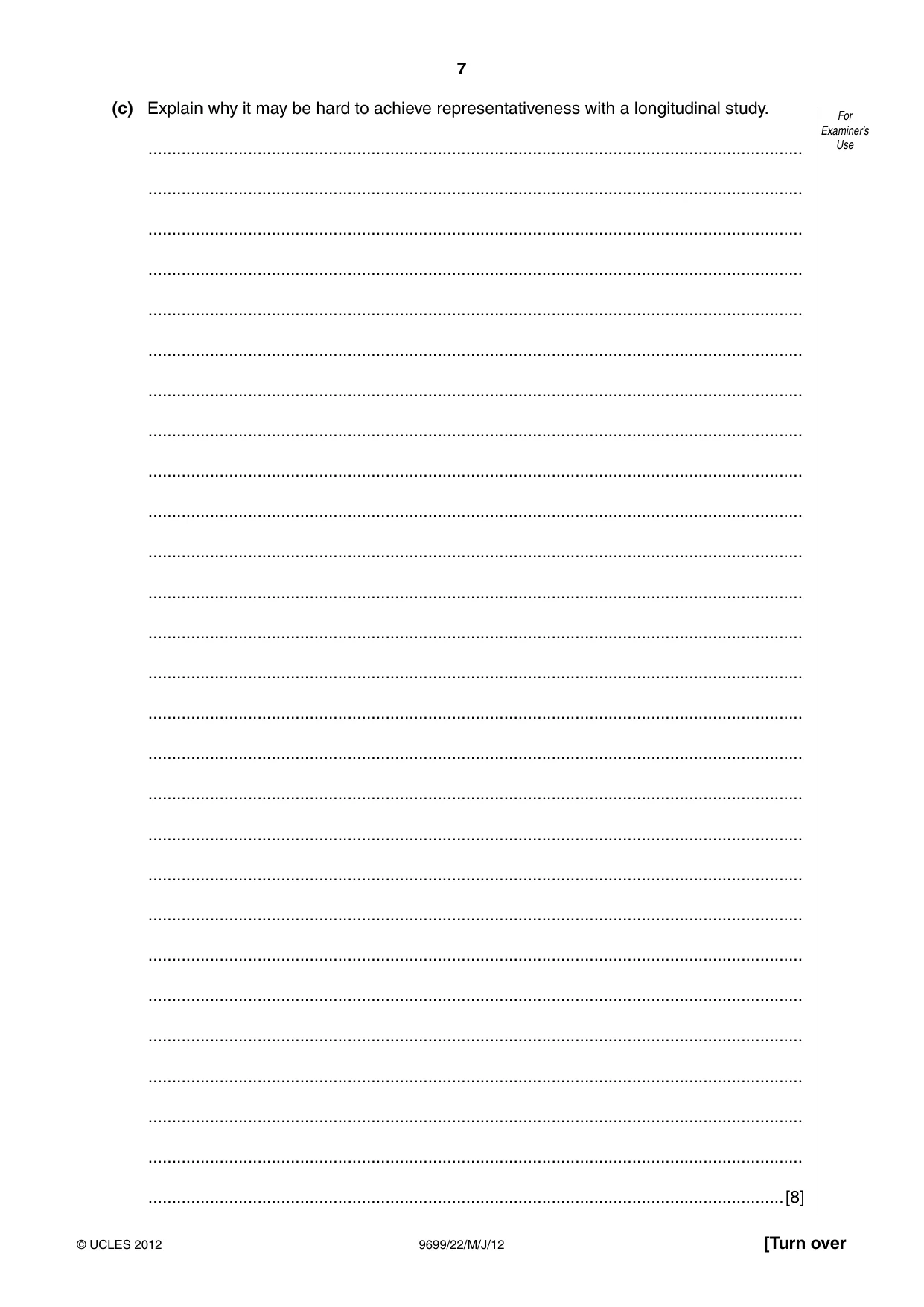 Cambridge A Level Sociology 9699 2012 May/June Paper 2 · Variant 2 question paper, page 7 of 16